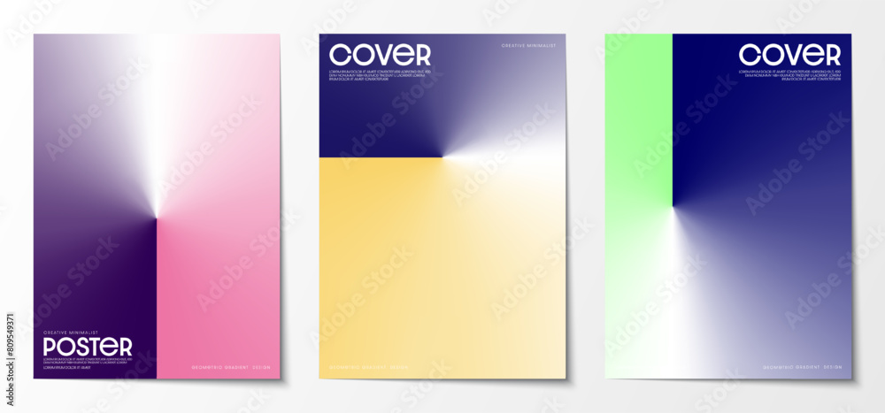 Poster gradient graphic print design. Abstract colorful background. Design for Covers, Brochures, and Magazines.Vector illustration.