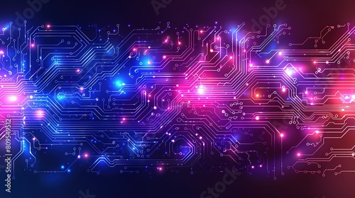 Futuristic high-definition digital fusion, clever integration of artificial intelligence, machine learning, and big data elements in a high-tech style, science, artificial intelligence technology, inn