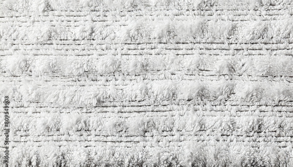 Obraz premium terry soft white towel closeup texture