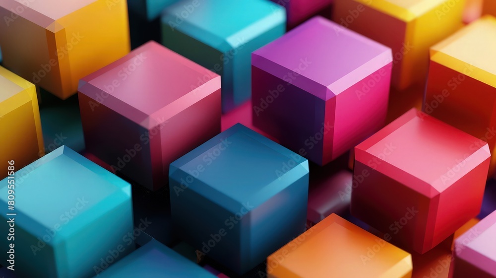 An artist of colorful geometric showcasing of geometric of kite shape background 