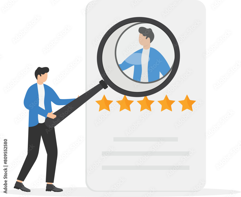 Searching employee. Head hunting, digital interview resume checklist on clipboard, man use magnifier glass searching best employee from CV card. Worker HR search concept
Searching employee. Head hunting, digital interview resume checklist on clipboard, man use magnifier glass searching best employee from CV card. Worker HR search concept
