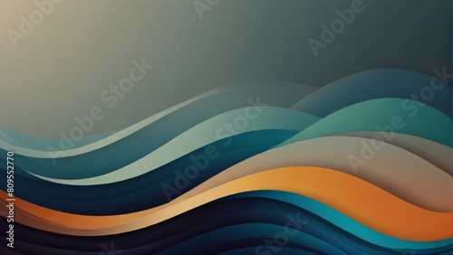 abstract colorfull waves with line