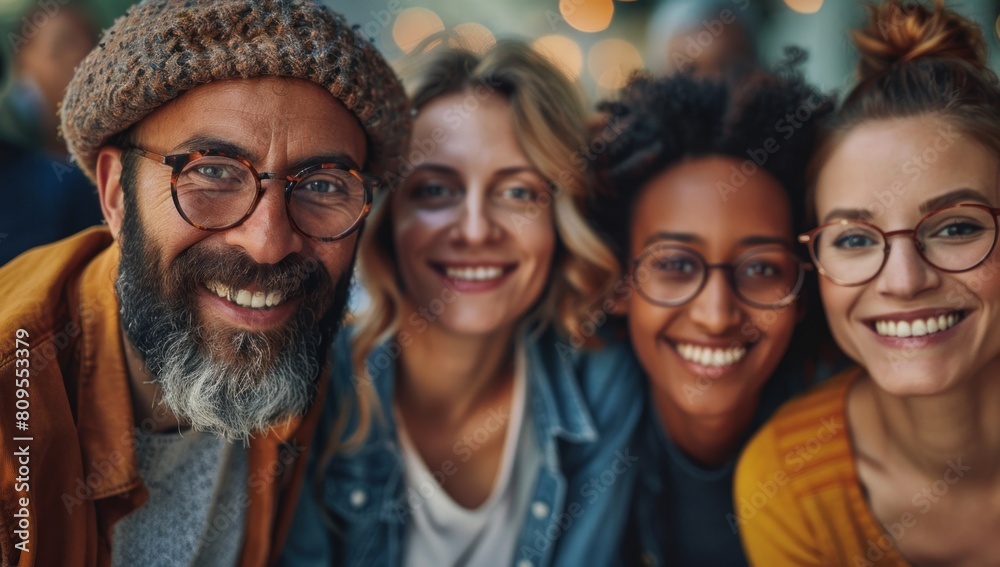 A diverse group of happy customers, their laughter and camaraderie echoing genuine appreciation for your services. A diverse group of happy customers, their laughter and camaraderie echoing genuine appreciation for your services.