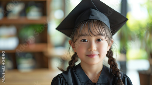 portrait of a child wearing...