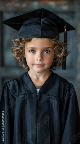 portrait of a child wearing...