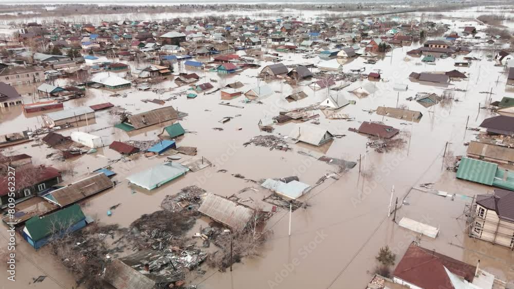 Global warming, floods on the planet.The apocalypse, catastrophes.Storms and destruction.Natural disasters,climate change,the riot of nature.The remnants of human life are floating in dirty water.End