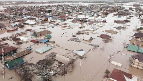 Global warming, floods on the planet.The apocalypse, catastrophes.Storms and destruction.Natural disasters,climate change,the riot of nature.The remnants of human life are floating in dirty water.End