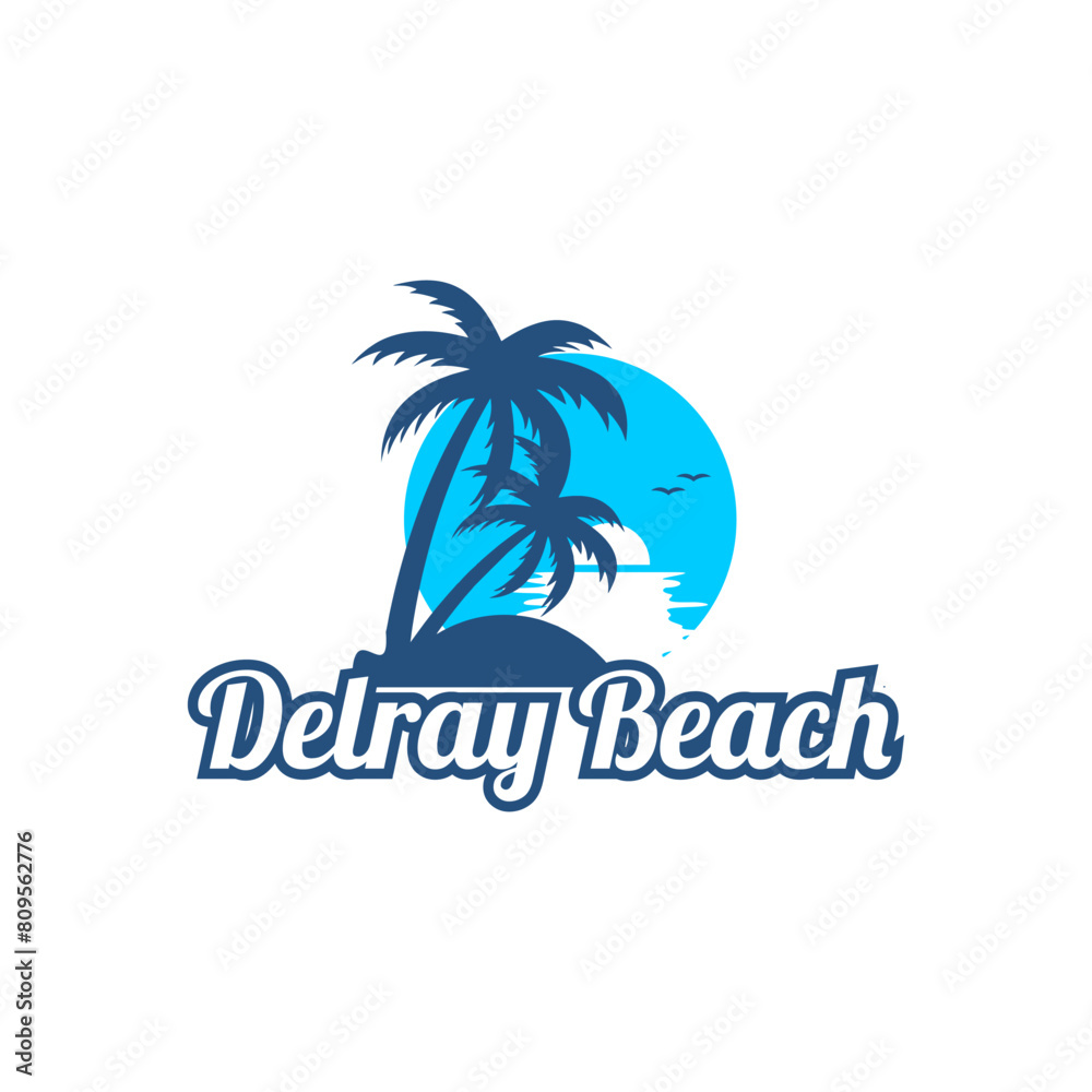 Delray Beach, Florida logo design