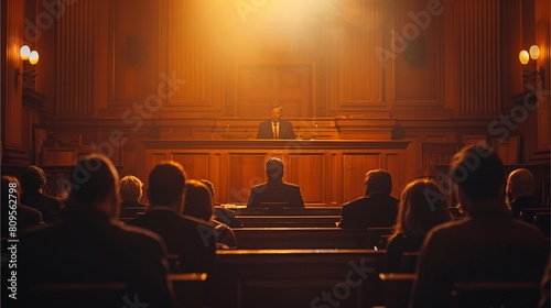 Atmosphere of court cases