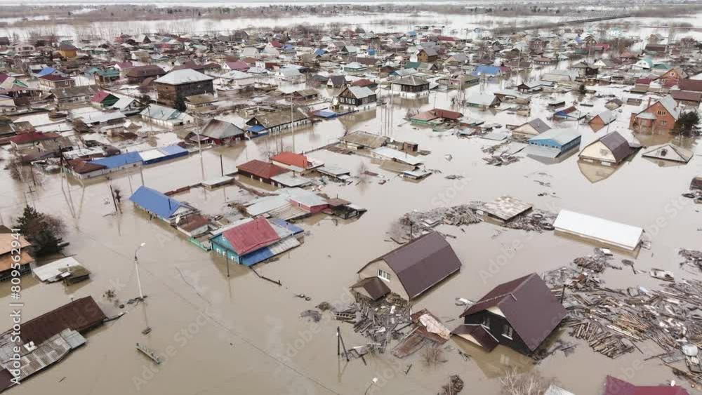Global warming, floods on the planet.The apocalypse, catastrophes.Storms and destruction.Natural disasters,climate change,the riot of nature.The remnants of human life are floating in dirty water.End