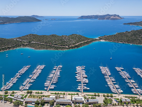 Kas, which is the most beautiful holiday destination of the world and Turkey, is a magical town with its history, wonderful nature, sea, beaches on the Lycian Way. photo