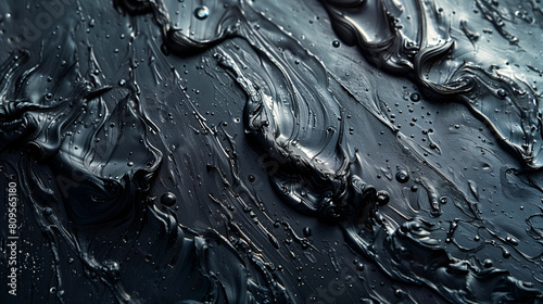 Black oil tar background photo