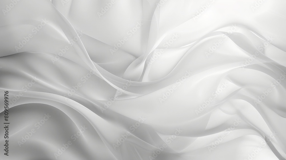 Naklejka premium White abstract background with smooth lines. illustration for your design