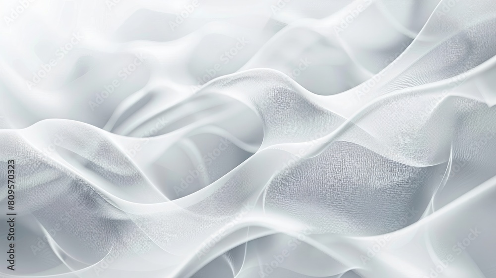 Obraz premium White abstract background with smooth lines. illustration for your design
