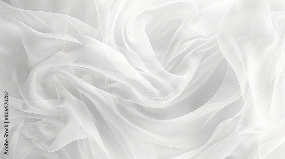 Obraz premium White abstract background with smooth lines. illustration for your design