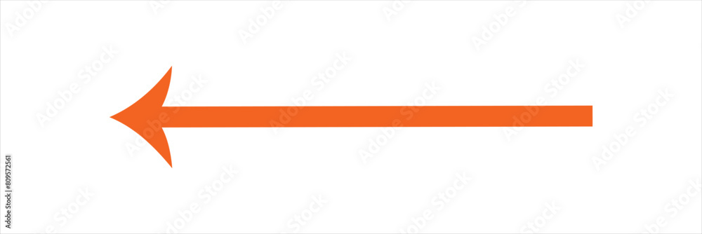 Blue horizontal straight arrow. Thin long arrow vector icon. Right thin line, blue cursor, horizontal arrow long Blue horizontal straight arrow. Thin long arrow vector icon. Right thin line, blue cursor, horizontal arrow long