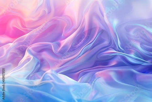 Dynamic Product Shot with Vibrant Gradient Background Shifting from Pastel Blues to Purples