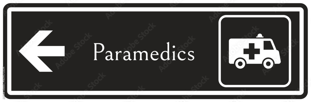 Obraz premium Paramedics sign