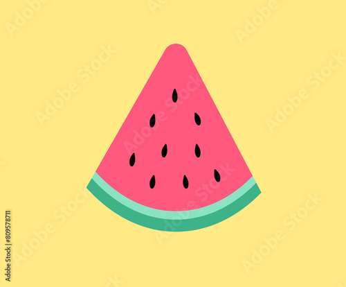 Wallpaper Mural Watermelon half and sliced on white background. Fresh and juicy watermelons. cut and chopped fruit. Vector illustration Torontodigital.ca