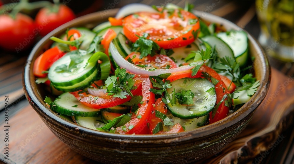 Traditional dishes of Armenian cuisine salad Traditional dishes of Armenian cuisine salad