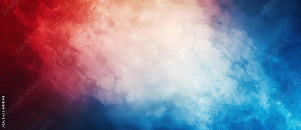  Red, white and blue gradient background, closeup, high resolution, in the style of Canon camera quality, minimalist style, blurred edges, dark tone, bright light source, delicate