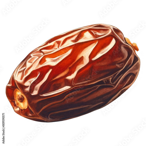 A delicious and nutritious date fruit, a healthy snack rich in fiber and antioxidants.