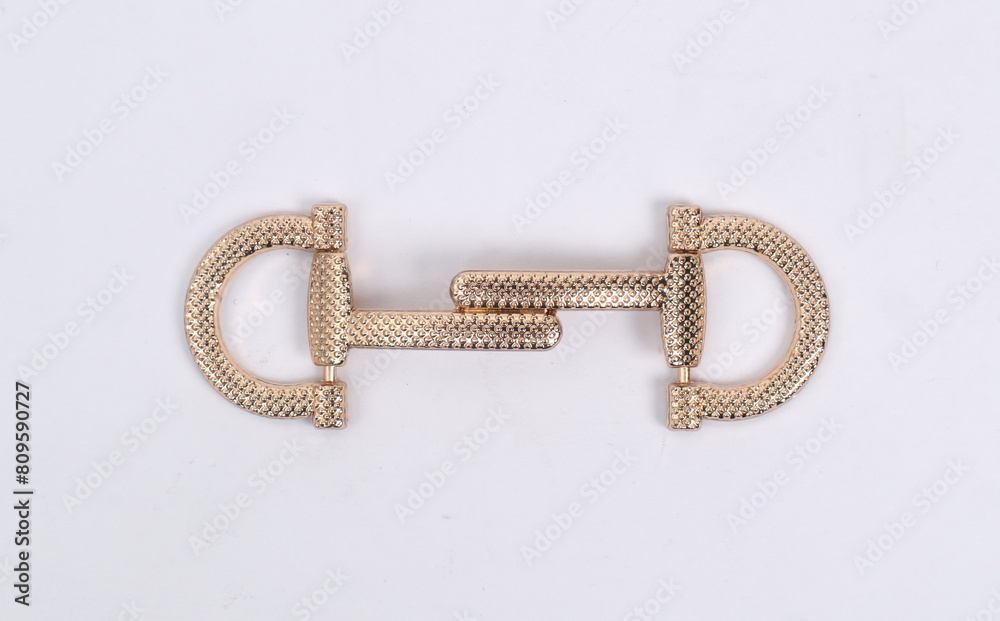shoes, belts and bags accessory isolated on white background