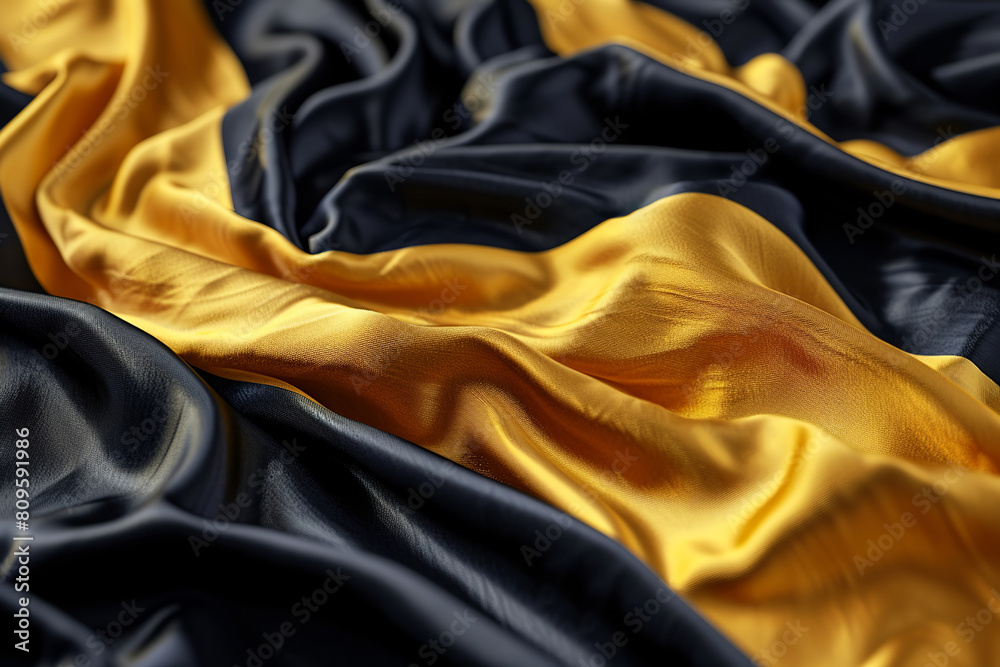 Gold silk fabric texture and black paint textured background template ...