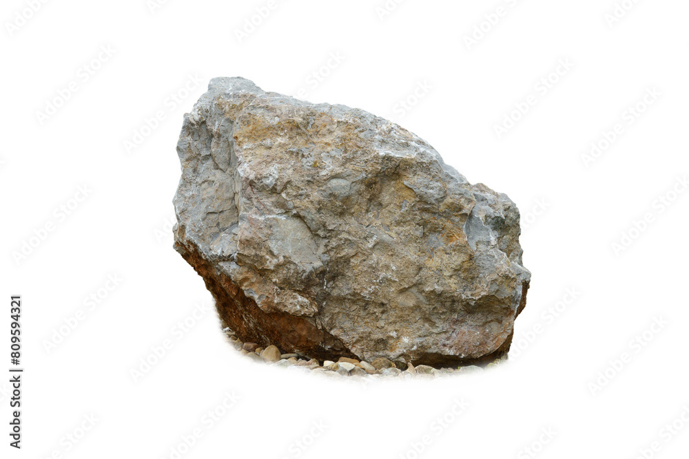 stone isolated on white background
