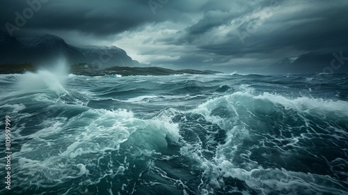 storm over the sea © malik