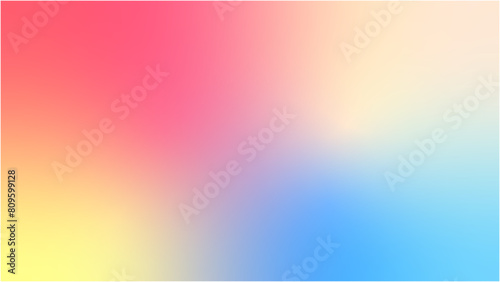 Blurred Style Soft Gradient Background, Vector Background.
