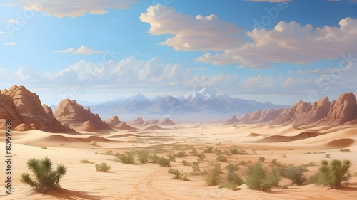 desert scenery featuring desert