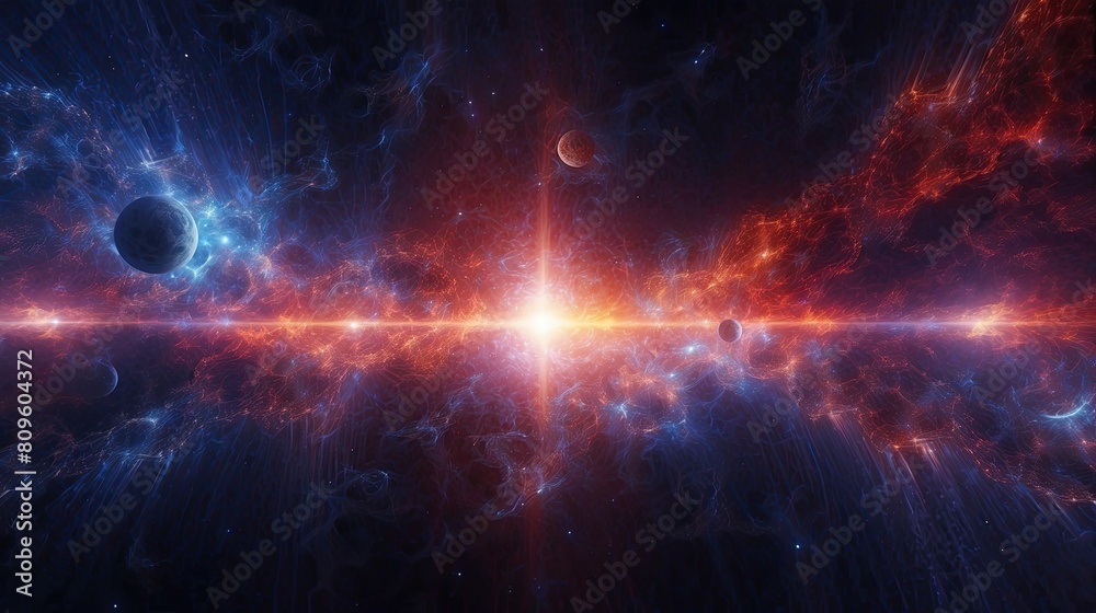 Galaxy background with stars space

