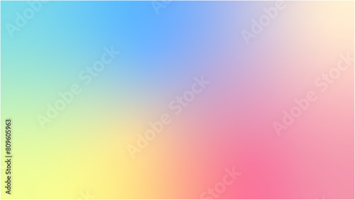 Blurred Style Soft Gradient Background, Vector Background.