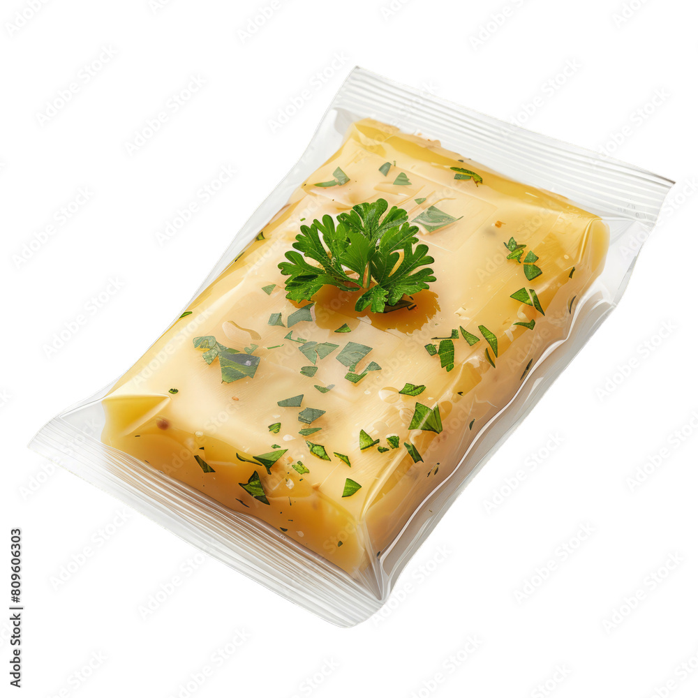 Packaged Sliced Cheese with Herbs