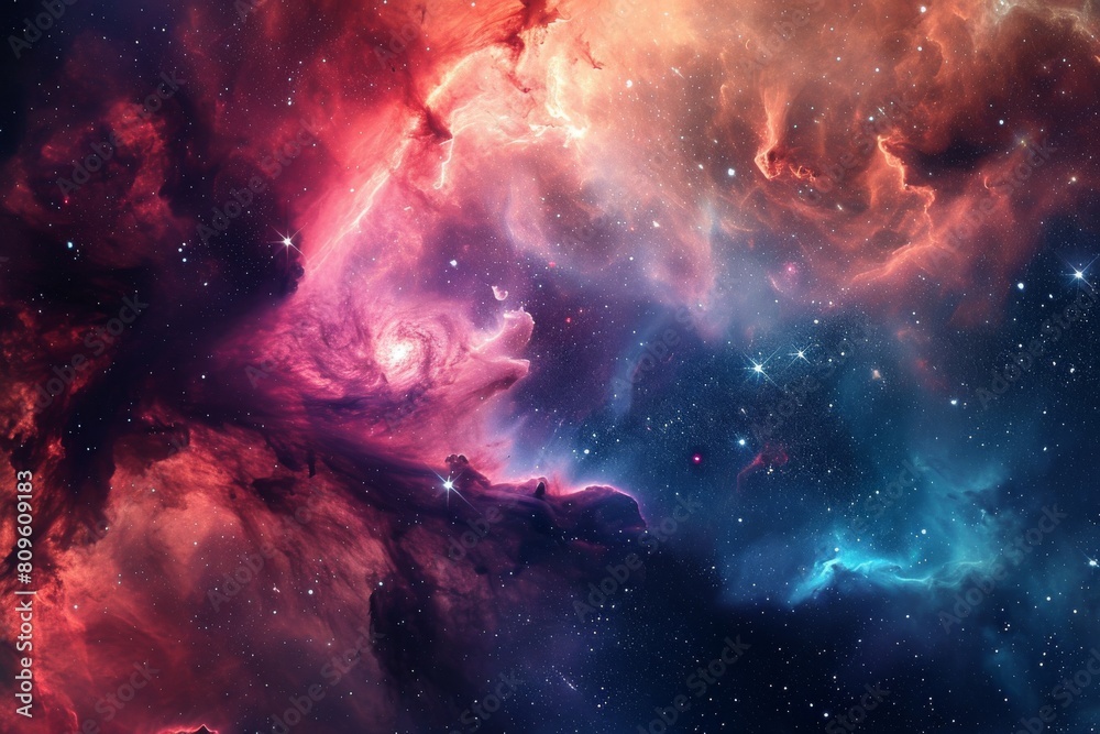Colorful space galaxy cloud nebula. Star Night cosmos. Universe science astronomy.Supernova background, Ai generated Colorful space galaxy cloud nebula. Star Night cosmos. Universe science astronomy.Supernova background, Ai generated