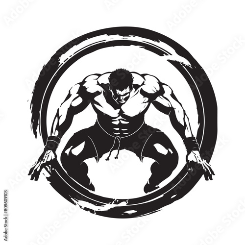 Wrestling Logo Images. Wrestling Logo Images on white background photo