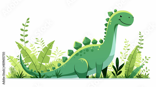 dinosaur illustration © Huy Tran