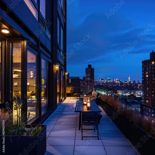A Sky-High View of a New York City Rooftop Garden