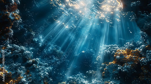 Into the Mesmerizing Depths of the Ocean s Vibrant Underwater Realm photo