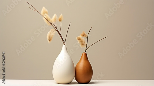 vase with beautiful flowers on table