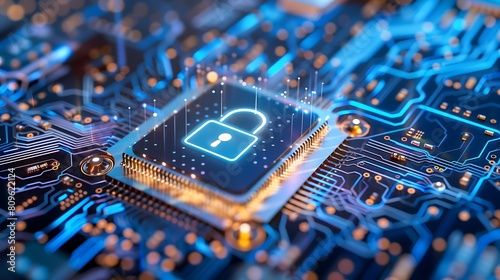 Wallpaper Mural  Radiance in Cybersecurity: Strategies for a safer digital world Torontodigital.ca