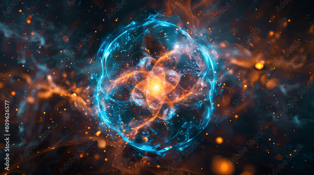 Obraz premium background with space, beautiful hues of Galaxy backdrop