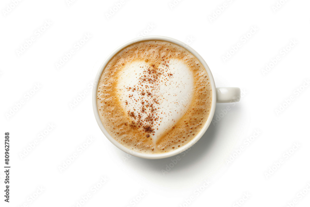 a cup of coffee with a heart on top a cup of coffee with a heart on top