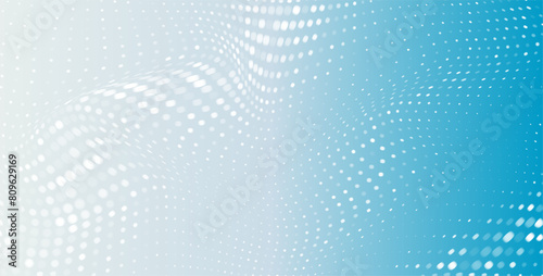 Serene Blue Halftone Web Background   