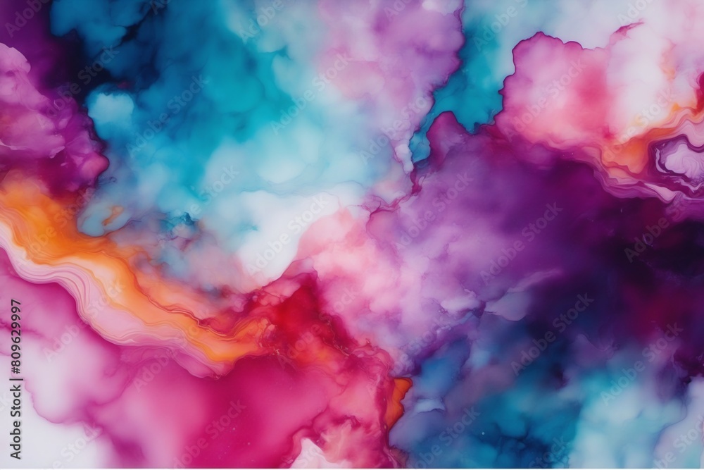  Colorful Abstract Watercolor Harmony