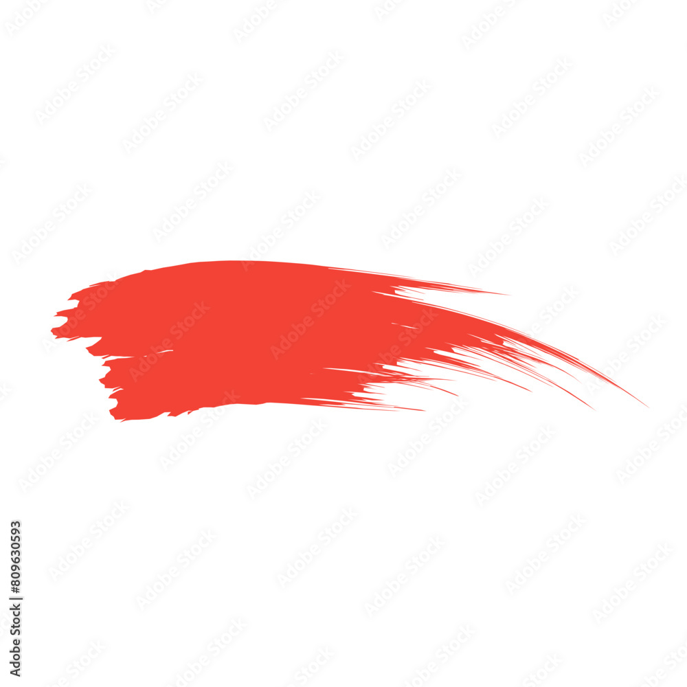 red brush stroke red brush stroke