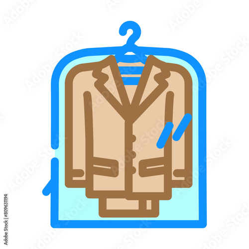 dry cleaner color icon vector. dry cleaner sign. isolated symbol illustration