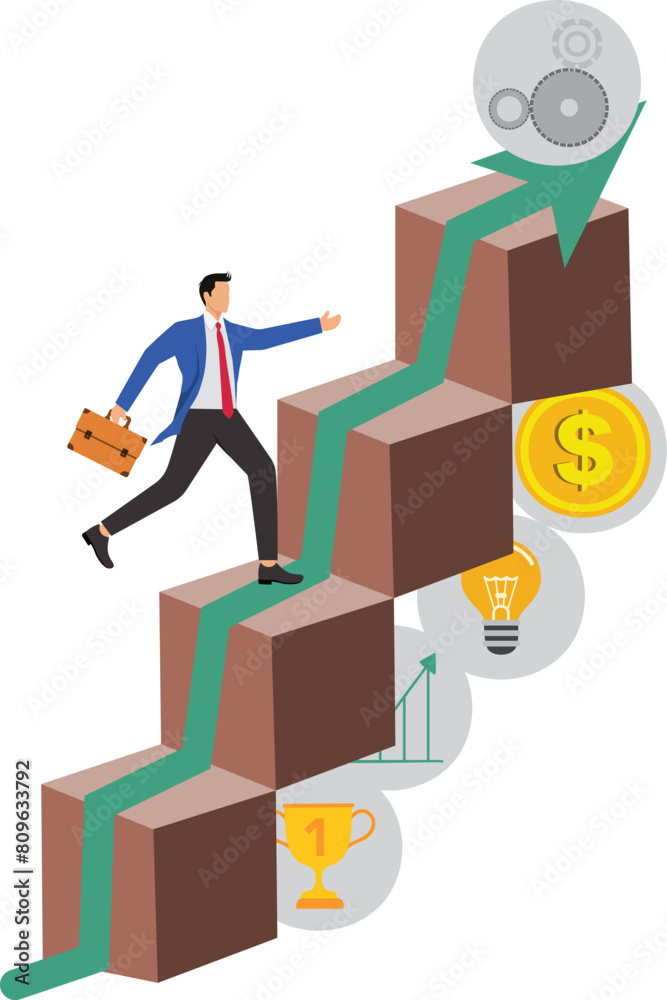 Business and finance marketing ideas people achieving success concept Business and finance marketing ideas people achieving success concept