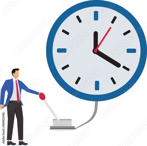 Businessman Speed, Control time, Aiming, Alarm